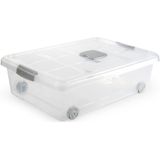 Opbergbox - Transparant - Kunststof - 30L