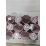 Plasticforte Drinkglazen - 12x - oud roze - kunststof - 400 ml - herbruikbaar - sapglazen - waterglazen