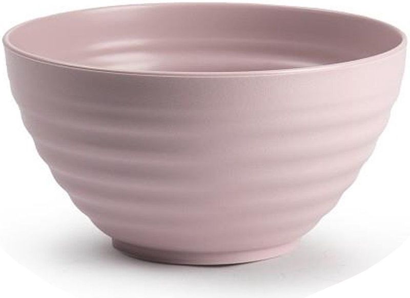 Plasticforte Kommetjes/schaaltjes - dessert/ontbijt - kunststof - D15 x 8 cm - oudroze