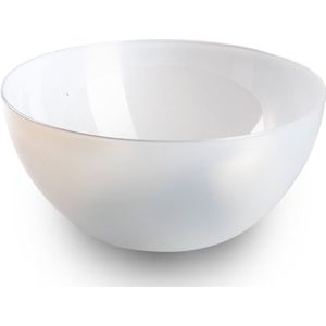 Plasticforte Serveerschaal/saladeschaal - D23 x H10 cm - kunststof - transparant - 3000 ml