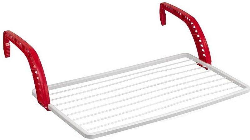 Inklapbaar wasrek/droogrek 10 meter - 55 x 106 x 27 cm - Camping/balkon/droogrekken