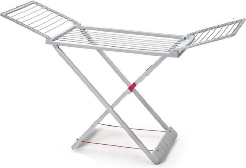 PlasticForte Wasrek/droogrek - grijs - kunststof - 180 x 108 cm - staand/inklapbaar