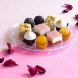 Plasticforte Onbreekbare Ontbijt/gebakbordjes - kunststof - kristal stijl - transparant - Dia 18 cm