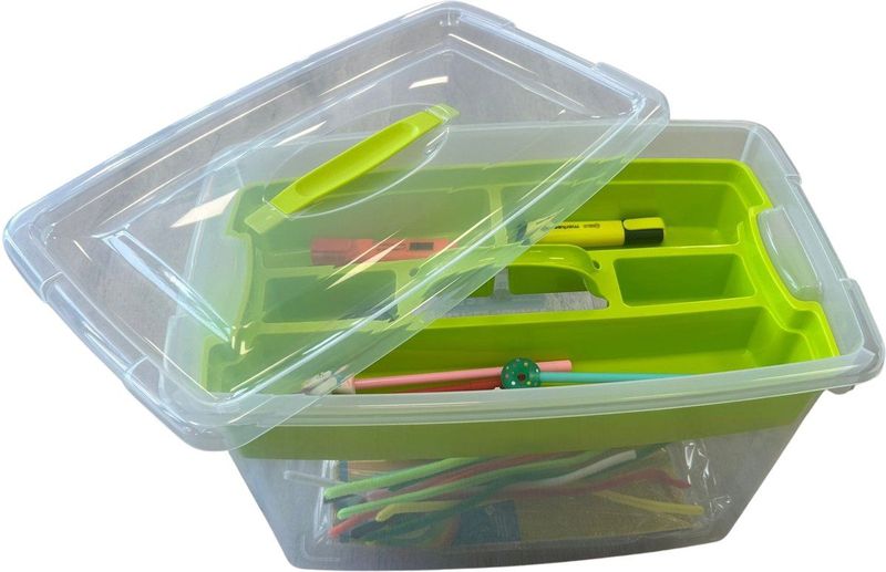 Opbergbox - Transparant - Kunststof - 30L