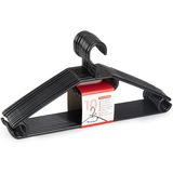 Kledinghanger - Zwart - Kunststof - Set van 10