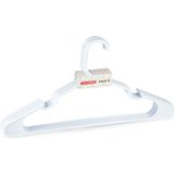 Plasticforte - Kledinghangers - Wit - Kunststof - Set van 5