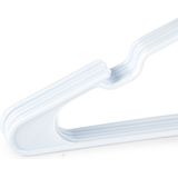 Plasticforte - Kledinghangers - Wit - Kunststof - Set van 5