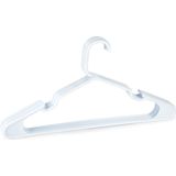 Plasticforte - Kledinghangers - Wit - Kunststof - Set van 5