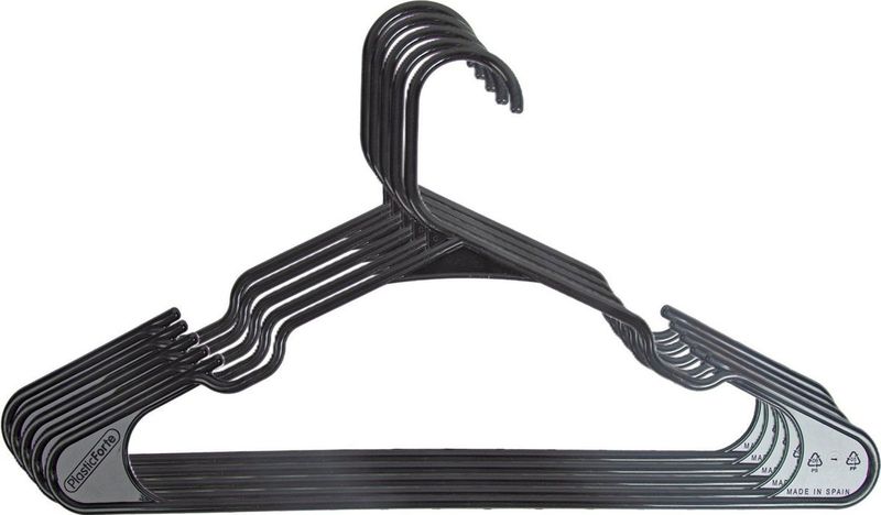 Kledinghanger - Zwart - Kunststof