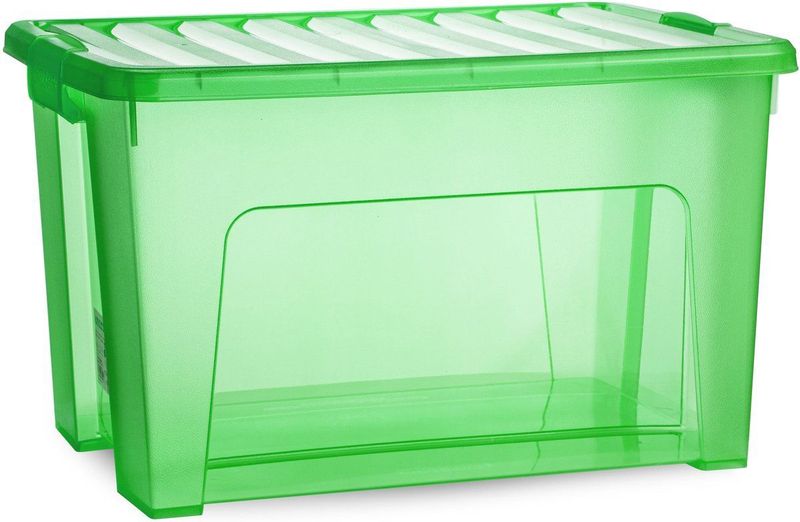 Opbergbox - Transparant - Plastic - 50L