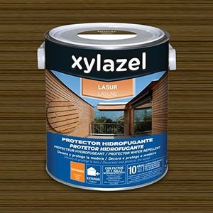 Xylazel Lazuur Hydrierbescherming, gesatineerd, notenhout, 2,5 l