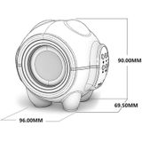 M18 Mini Space Panda Shape Draadloze Bluetooth Speaker Desktop Draagbare Cartoon Audio(Groen)