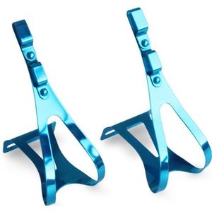 Simple - Steel Toe Clips - Blauw - Staal - Inclusief Bevestigingsmateriaal