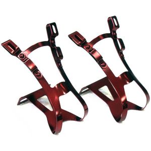Metalen Toe Clips - Rood - Duurzaam Metaal - Inclusief Bevestigingshardware