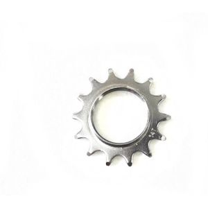 Fixed Tandwiel 14t met lockring – Zilver