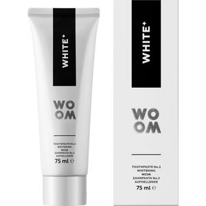WOOM - White+ Toothpaste - Tandpasta - Whitening - 75 ml