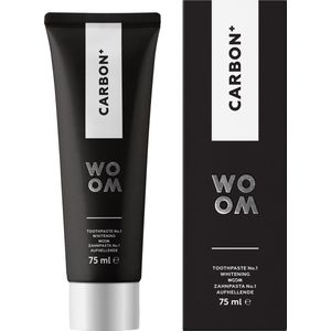 Woom - Carbon - Tandpasta - 75ml - Actieve Koolstof