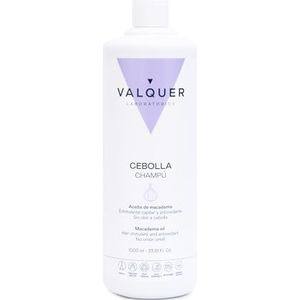 Valquer │ Uienshampoo │ Vermindert vettigheid │ Haarstimulerend middel │ Antioxidant │ Zuiverend │ Alle Haartypes │ Macadamia-olie │ 1000 ml