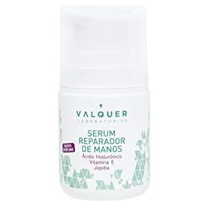 Valquer Laboratorios Serum voor de handen met hyaluronzuur, hydraterend en reparerend, droge en bewaterde handen, hydraterend, plantaardig, eenmalig, 50 miliros