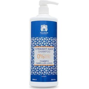 Valquer Professional │ Premium Zero% Shampoo voor steil haar, zonder zout, zonder sulfaten, zonder siliconen, zonder parabenen met panthenol, veganistisch. 0% volume │ 1000 ml