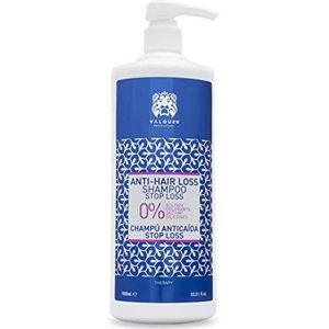 Valquer Stop Loss Shampoo tegen haaruitval (zonder sulfaten, zout, parabenen, kleurstoffen, MIT) - 1000 ml