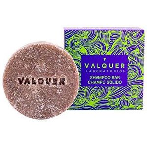 Valquer Laboratorios Luxe exotische vaste shampoo (bosbessen- en avocado-extract), antioxidant en hydraterend, zonder zeep, plasticvrij, biologische en natuurlijke shampoo, 50 g