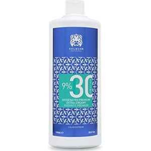 Valquer Profesional Oxygenated Premium Ultra-Creamy 9% (30 vol). Zuurstofhoudend water voor kleurstoffen. Permanente Haarkleuring - 1000ml