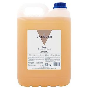 Valquer Profesional Ph Neutrale Revitaliserende Shampoo met glans en Pro-Vitamine B5 voor Kapsalon, 5000 ml