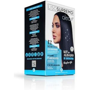 ALEA Gladde Supreme, gladmakende crème 160 ml + shampoo zonder sulfaten 100 ml + masker 100 ml + 15 ml Elixier voor het gladmaken van het haar, houdt 12 weken - zacht en glanzend haar