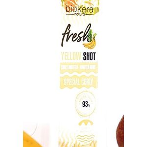 SALERM - Curly Booster Yellow Shot - 300 ml - Biokera Fresh - Gedefinieerde krullen - Diep hydraterend haar - Natuurlijke fixatie - Zonder sulfaten en parabenen - Veganistisch