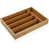 Bestekorganizer Versa Hout Bamboe (25 x 5 x 35 cm)