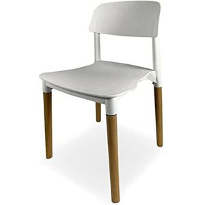 Versa stoel, wit, 45 x 76 x 42 cm