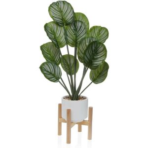 Versa Decoratieve plant hout metaal keramiek polystyreen kunststof 33 x 61 x 38 cm