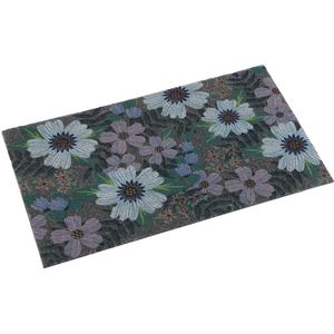 Versa Paillasson floral thermoplastique 40 x 2 x 70 cm