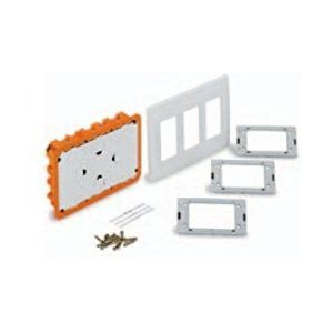 Schneider Electric U22.734.30 Werkstation, 3 C, aluminium