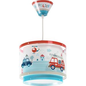 Dalber Police - Kinderkamer hanglamp - Blauw;Rood