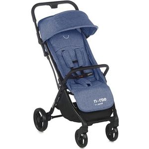 Nurse by Jané Jump, kinderwagen tot 22 kg, automatisch vouwen, vering, hoge rugleuning, Blauw