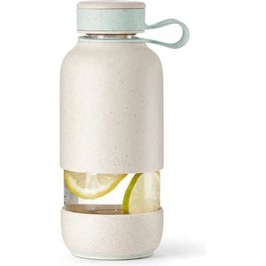 To Go Organic Drinkfles Glas & Houtvezel - 600ml