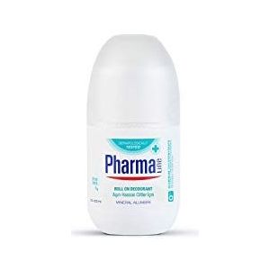 PHARMALINE Atopic Deodorant voor atopische huid, zeer droge huid of gevoelige huid, 50 ml, met aluinmineraal en aloë vera om slechte geuren te verwijderen, zonder alcohol, zonder aluminium, verzorging