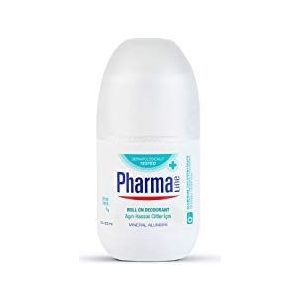 PHARMALINE Atopic Deodorant voor atopische of zeer droge huid, 50 ml, met alumerts en aloë vera om bacteriën tegen slechte geuren te verwijderen. Zonder siliconen, parabenen en sulfaten.