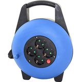 Silver Electronics - Verlengkabel - 15 Meter - 4 Stopcontacten - Aarding Ja