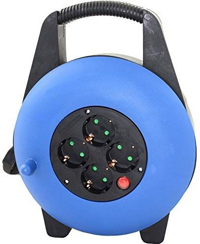 Silver Electronics - Verlengkabel - 15 Meter - 4 Stopcontacten - Aarding Ja