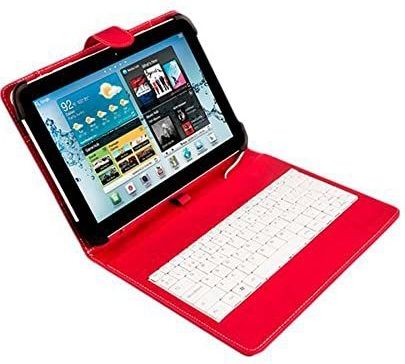 SilverHT 111916140199 toetsenbord voor mobiel apparaat Rood, Wit Micro-USB Spaans