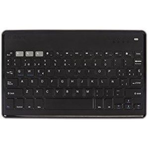 SilverHT 111936840199 toetsenbord voor mobiel apparaat Zwart, Grijs Bluetooth Spaans