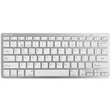 Silver HT - Toetsenbord - Blanco - Qwerty Spaans - Zilverkleurig - Bluetooth