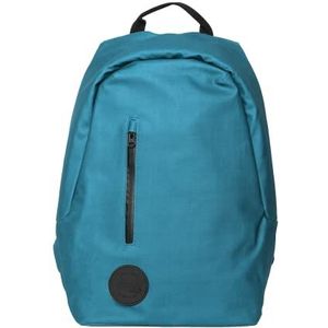 Smile - The Rock anti-diefstal rugzak voor laptops tot 39,6 cm (15,6 inch), met geïntegreerde USB-aansluiting, binnenvakken, schoolrugzak, blauw