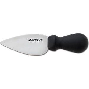 Arcos Gadgets Professionnels Parmezaanmes, kaasmes, roestvrij staal, 110 mm, handvat van polypropyleen, zwart