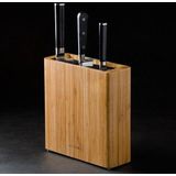ARCOS Universele Messenblok Set - Bruin - Bamboe - Geschikt voor Messen tot 25,5 cm