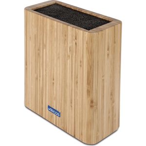 ARCOS Universele Messenblok Set - Bruin - Bamboe - Geschikt voor Messen tot 25,5 cm