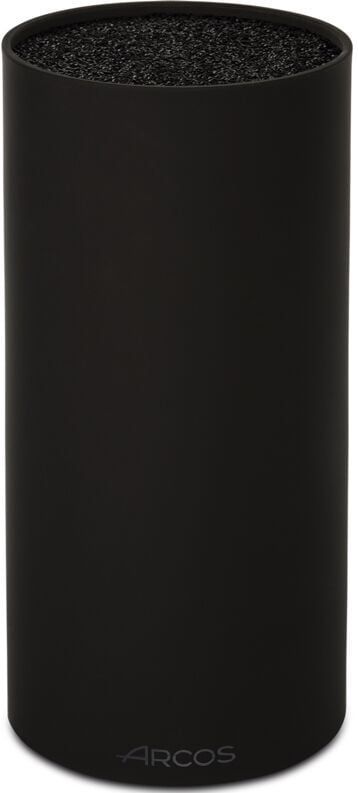 Arcos Messenblok zonder messen - Ø 11 cm - zwart